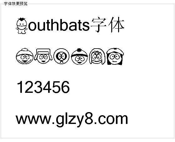 Southbats字体