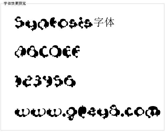 Syntosis字体