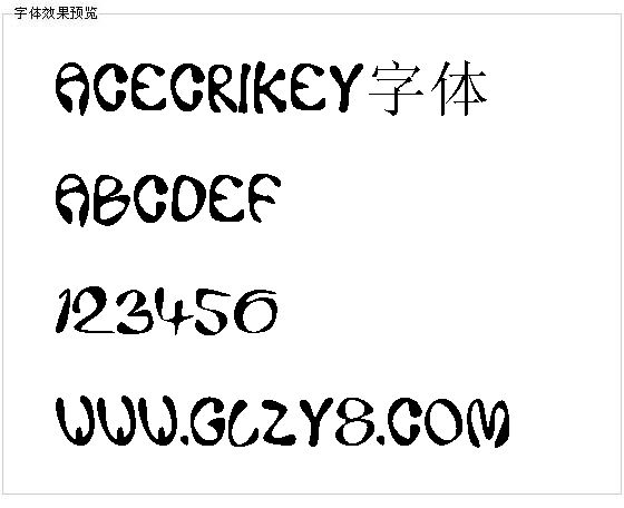 AceCrikey字体