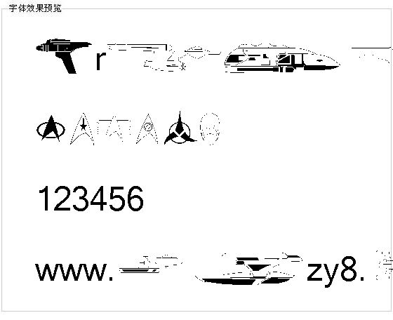 Trekbats字体