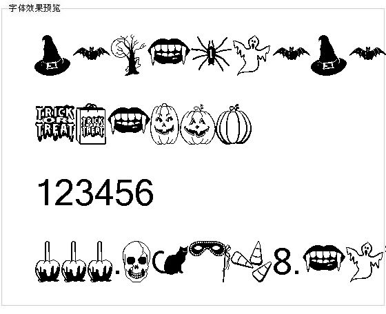 Trickortreat字体