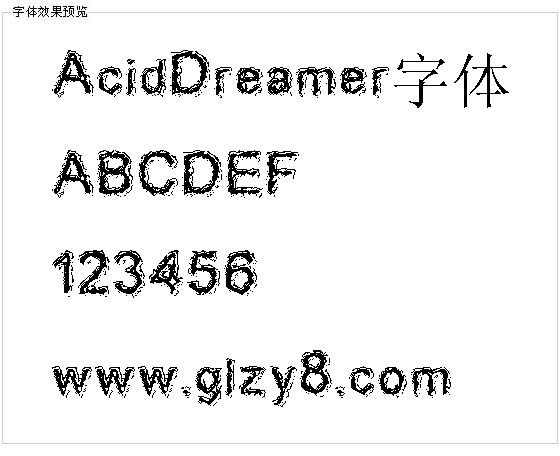 AcidDreamer字体