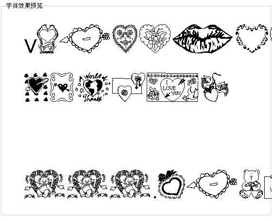 Valentine字体