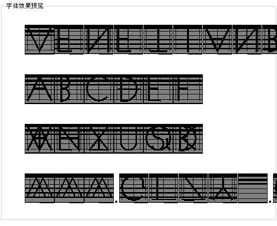 Venetianblind字体