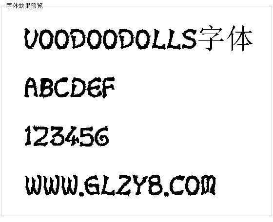 Voodoodolls字体