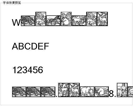 Wwanimal字体