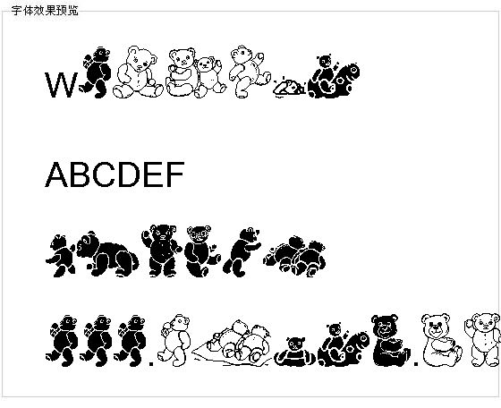 Wwbeary字体