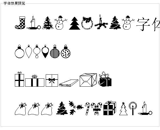 Xmasdings字体