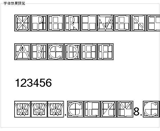 Xperimentypothree字体