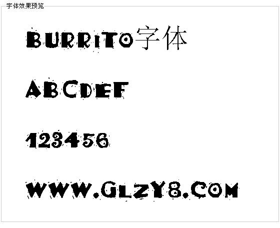 Burrito字体