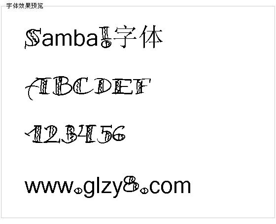 Samba!字体