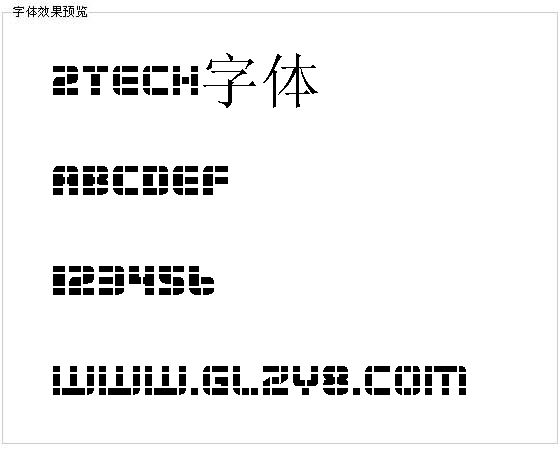 2Tech字体