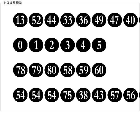 Numberpile字体