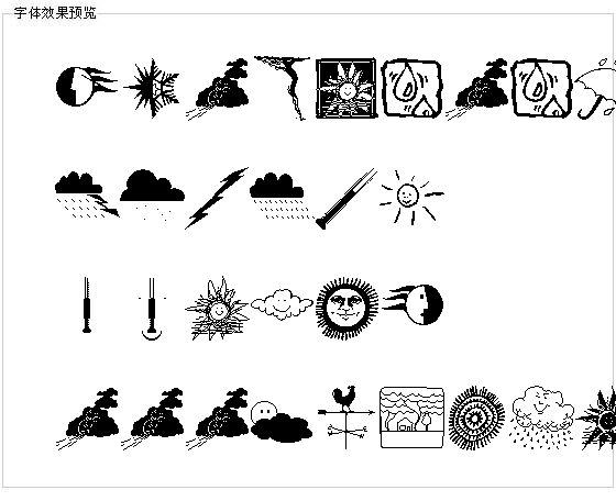 Nowtheweather字体