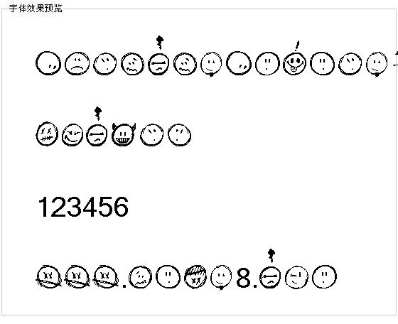 SketchySmiley字体