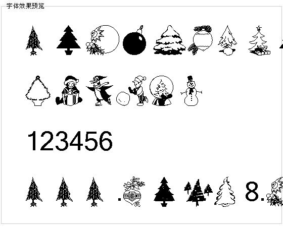 wmchristmas3字体