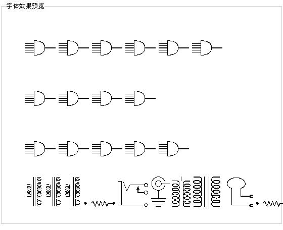 电子图案字体