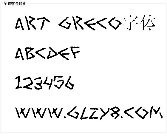 Art Greco字体