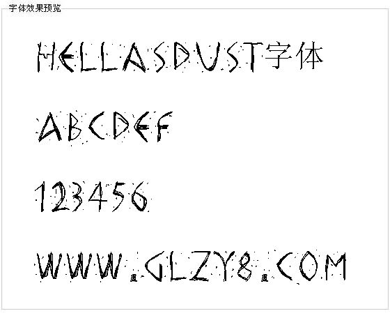 HellasDust字体