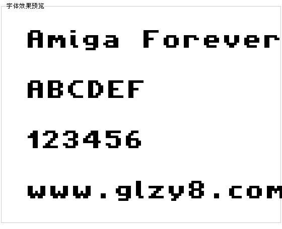 Amiga Forever字体