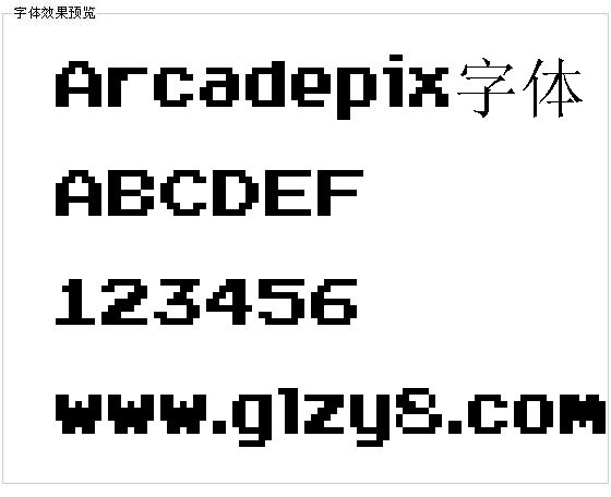 Arcadepix字体