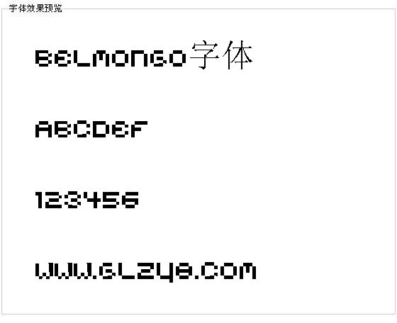 Belmongo字体