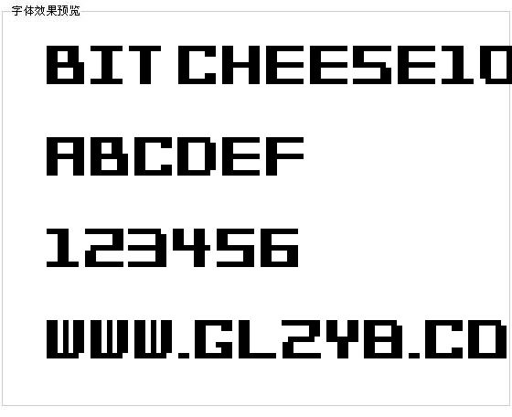 Bit Cheese10 (sRB)字体