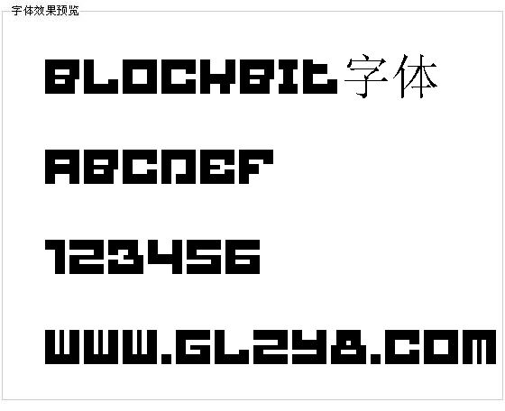 BlockBit字体