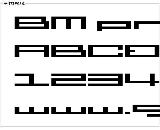 BM press A7字体