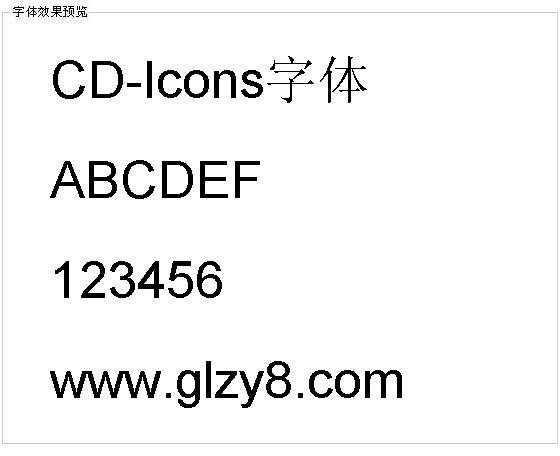 CD-Icons字体