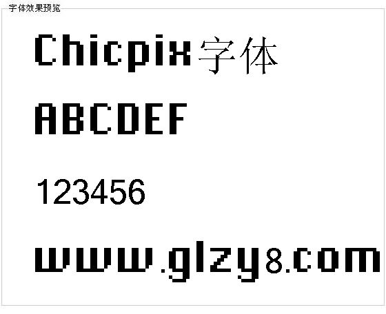 Chicpix字体