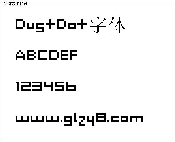 DustDot字体