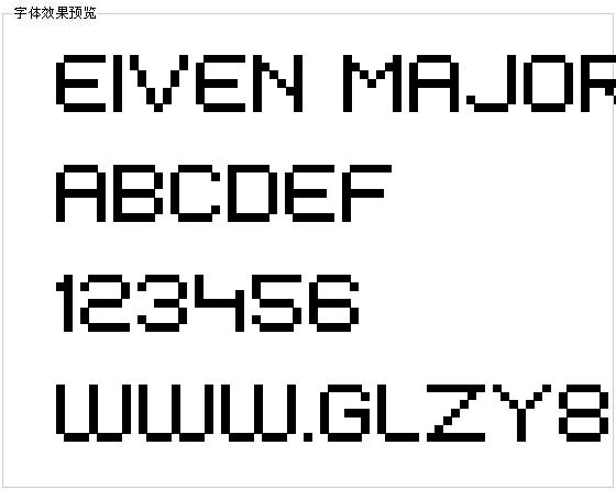 EIVEN MAJOR字体