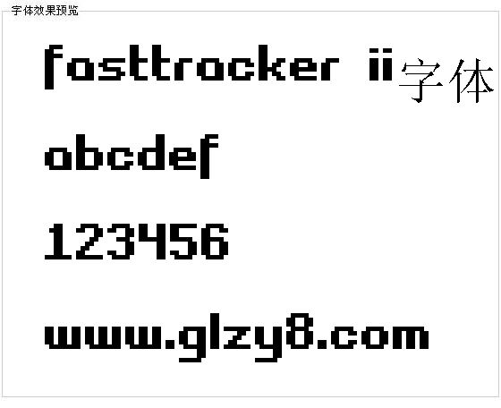 Fasttracker II字体