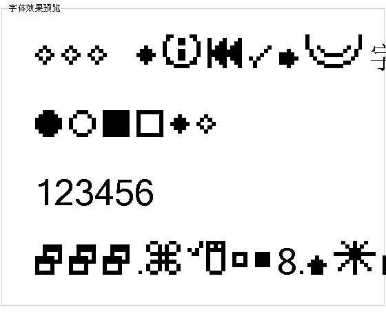 FFF Extras字体