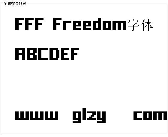 FFF Freedom字体