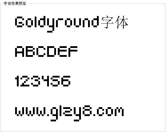 Goldyround字体