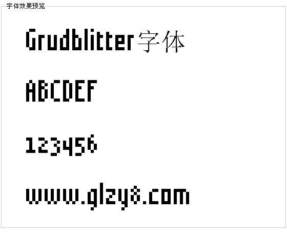 Grudblitter字体