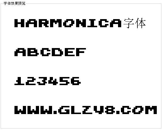 Harmonica字体