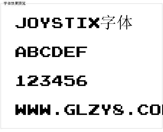 Joystix字体