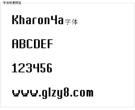 Kharon4a字体