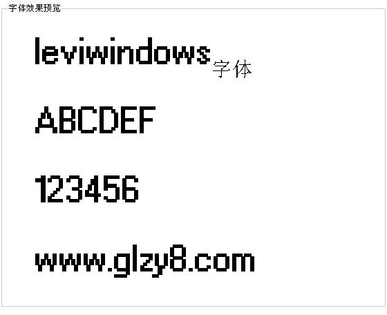 leviwindows字体