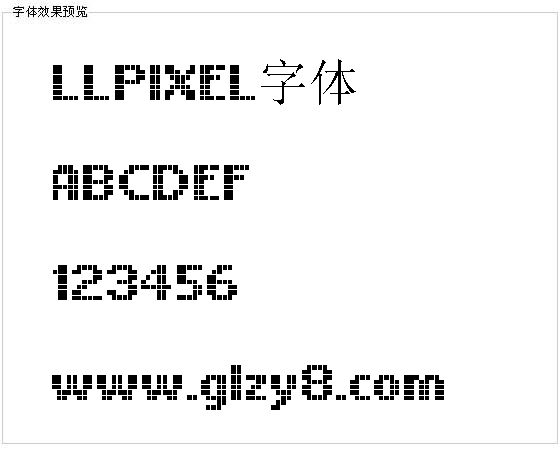 LLPIXEL字体