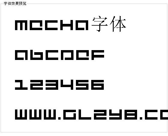 Mecha字体