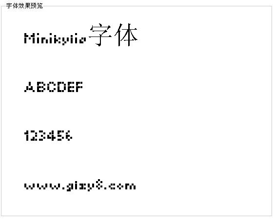 Minikylie字体