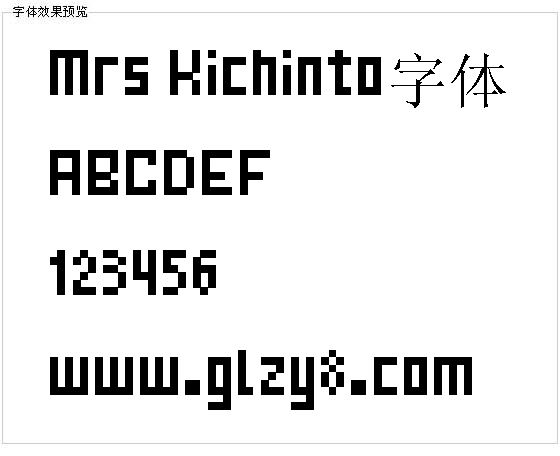 Mrs Kichinto字体