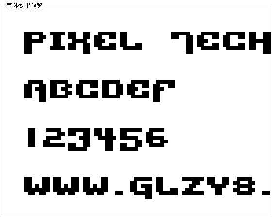 Pixel Technology字体