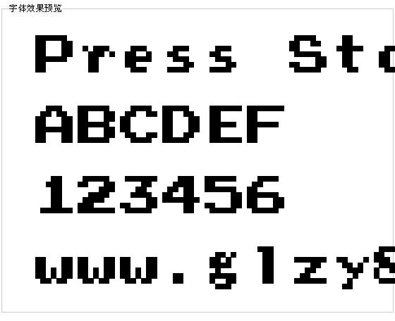 Press Start字体