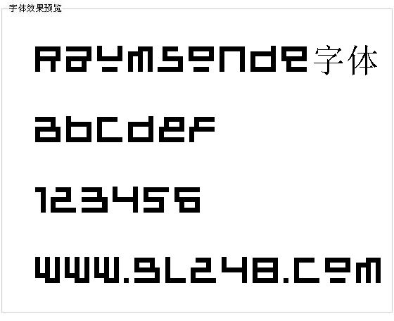 Raumsonde字体