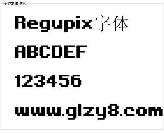 Regupix字体